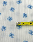 (2X2 RIB) BLUE BOWS ON OFF WHITE (3)
