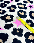 (DBP) PINK STARS AND LEOPARD PRINT ON TAN