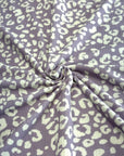 (4X2 YUMMY RIB) OFF WHITE LEOPARD ON VINTAGE PURPLE