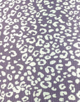 (4X2 YUMMY RIB) OFF WHITE LEOPARD ON VINTAGE PURPLE
