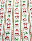 (4X2 YUMMY RIB) SANTA CLAUS WITH BOWS PATTERN ON OFF WHITE (3)