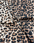 (4X2 YUMMY RIB) BLACK AND TAN CHEETAH