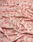 (4X2 YUMMY RIB) PINK HEARTS ON LIGHT PINK