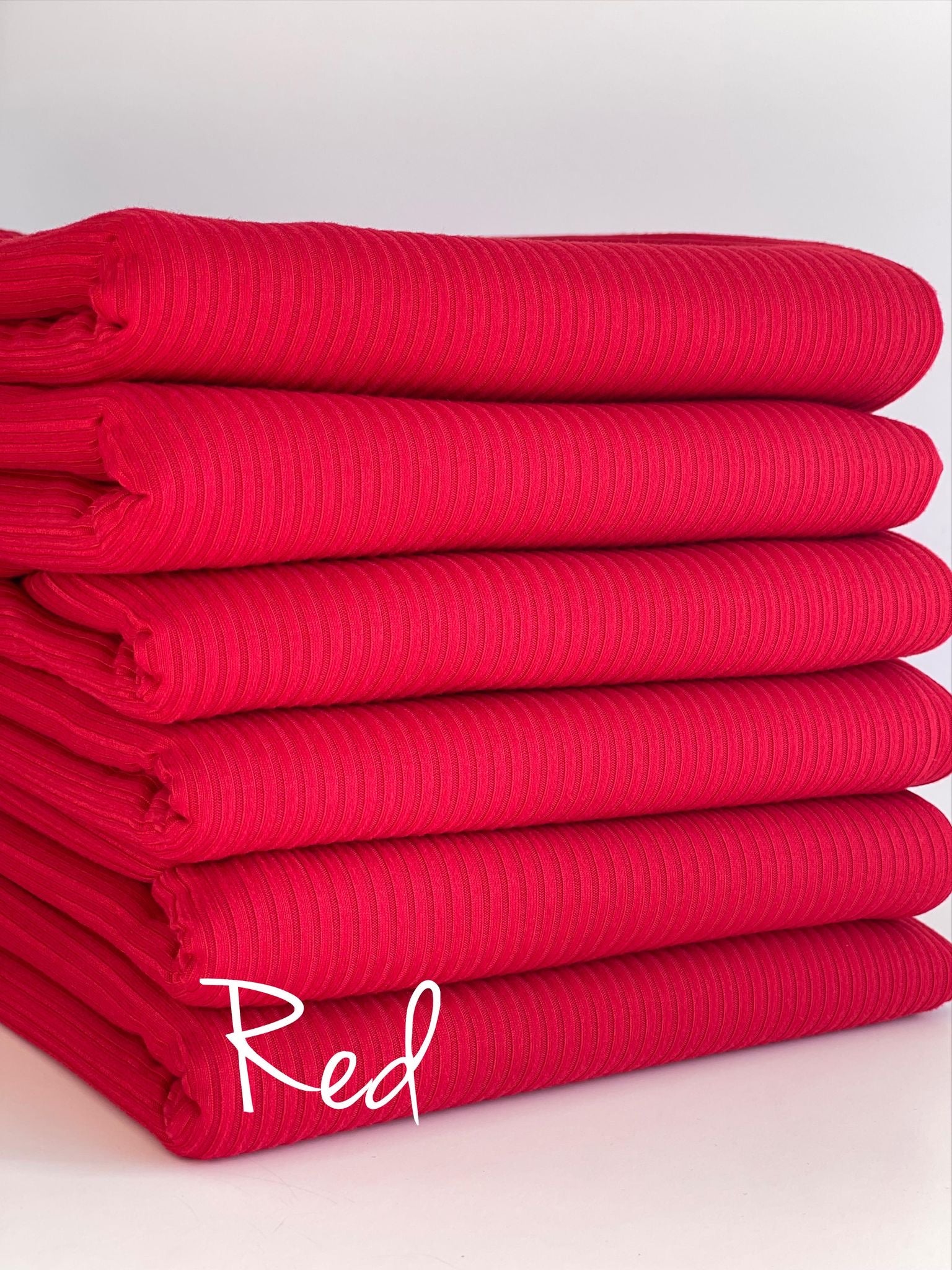 z.(4X2 RIB) RED – Fabricfabulouss