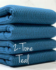 (WAFFLE BRUSHED) 2-TONE TEAL