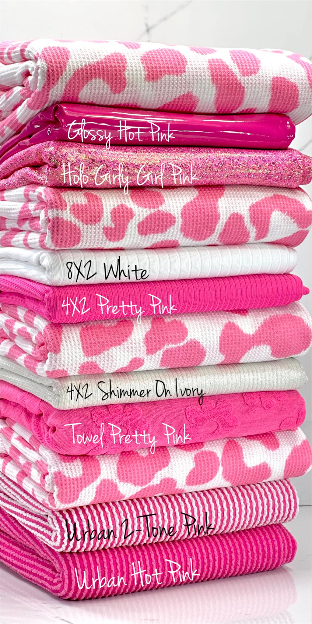 (THERMAL) PINK LEOPARD PRINT ON OFF WHITE