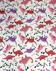 (YUMMY RIB) DINOSAURS ON OFF WHITE (5)