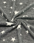 (HACCI SWEATER KNIT) OFF WHITE STARS ON CHARCOAL
