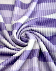 (URBAN RIB) LAVENDER, PURPLE, AND LILAC STRIPES