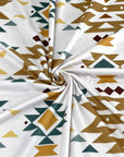 (DBP) BIG AZTEC PRINT ON IVORY