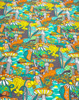 (COTTON SPANDEX) RETRO GARDEN