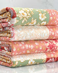 (DBP) RED, PINK, AND SAGE PATCHWORK