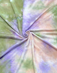 (DBP) PEACH, PURPLE, AND GREEN TIE DYE