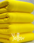 (FRENCH TERRY FLEECE) YELLOW