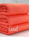 (1X1 BABY RIB) CORAL