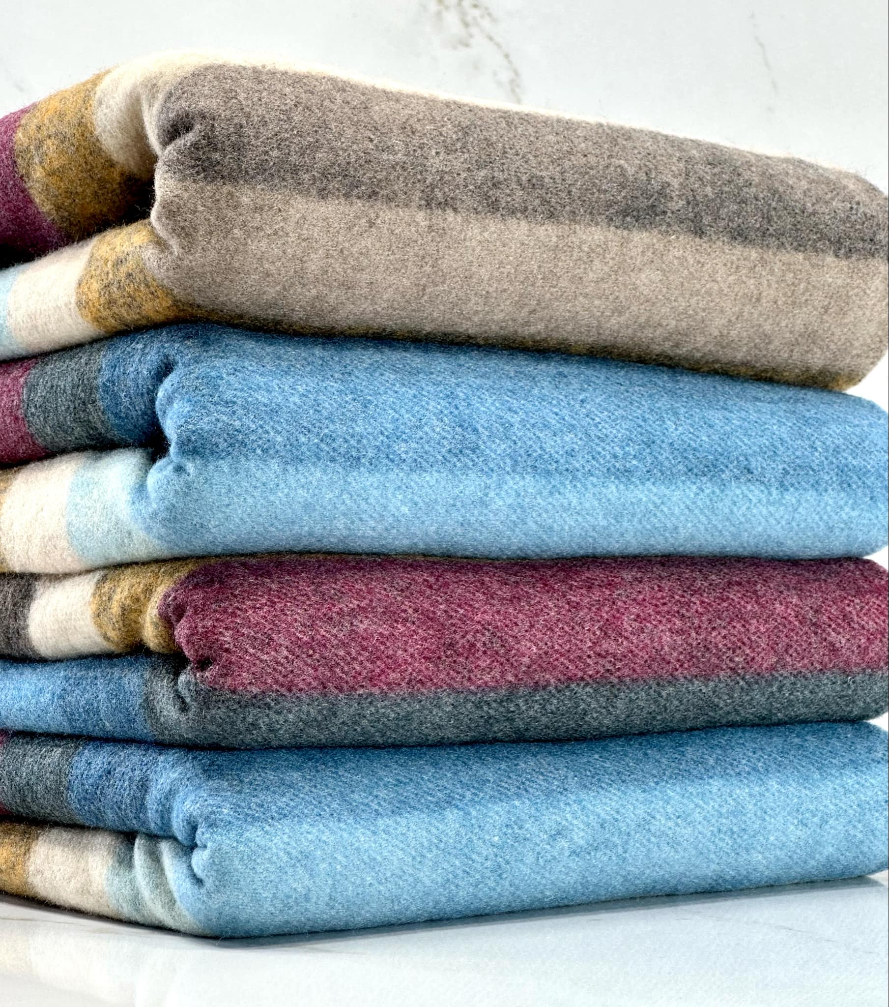 (BRUSHED SWEATER KNIT) COLORFUL STRIPES