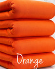 (FRENCH TERRY FLEECE) ORANGE