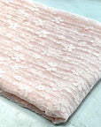 (LACE) LIGHT PINK FLORAL PATTERN