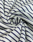 (RIB) NAVY STRIPES ON SAGE