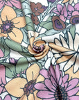 (FRENCH TERRY) VINTAGE FLORAL ON CREAM