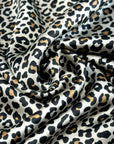 (SATIN) TINY CARAMEL CHEETAH ON TAUPE