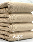 (BRUSHED URBAN RIB) TAUPE