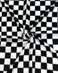 (4x2 YUMMY RIB) BLACK AND OFF WHITE CHECKERED (5)
