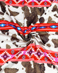 (DBP) CORAL PATTERN AND BROWN COW FUR PRINT (1)