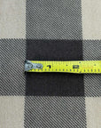 (SWEATER KNIT/ OAKLEY) BROWN AND TAUPE GINGHAM PLAID