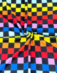 (DBP) RAINBOW AND BLACK CHECKERED