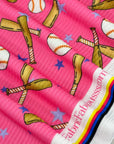 (YUMMY RIB) BASEBALLS AND BATS ON PINK (1)