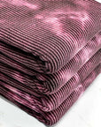 (URBAN RIB) PLUM AND OFF WHITE TIE DYE