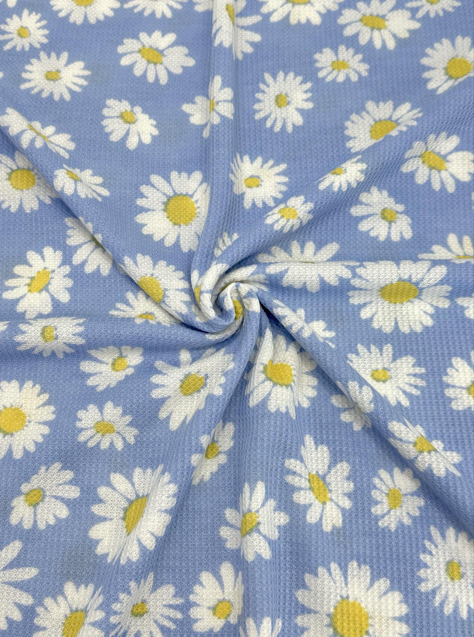 (THERMAL) WHITE DAISIES ON BLUE