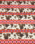 (DBP) CORAL PATTERN AND BROWN COW FUR PRINT (1)
