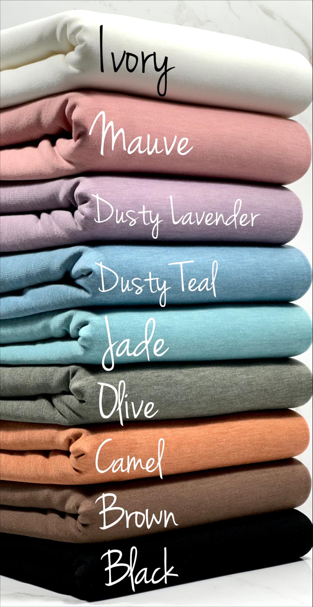 (FRENCH TERRY BRUSHED) CAMEL