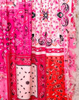(DBP) PINK, ORANGE AND RED PATCHWORK