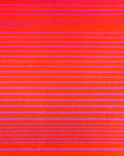 (WOVEN) PINK STRIPES ON RED