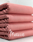 (SEAMLESS RIB) MAUVE
