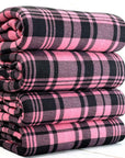 (OAKLEY) PINK AND BLACK PLAID