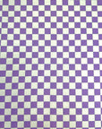 (FRENCH TERRY) LAVENDER AND OFF WHITE CHECKERED(4)