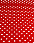 (DBP) OFF WHITE DOTS ON RED