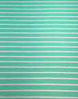 (DBP) OFF WHITE STRIPES ON DARK MINT