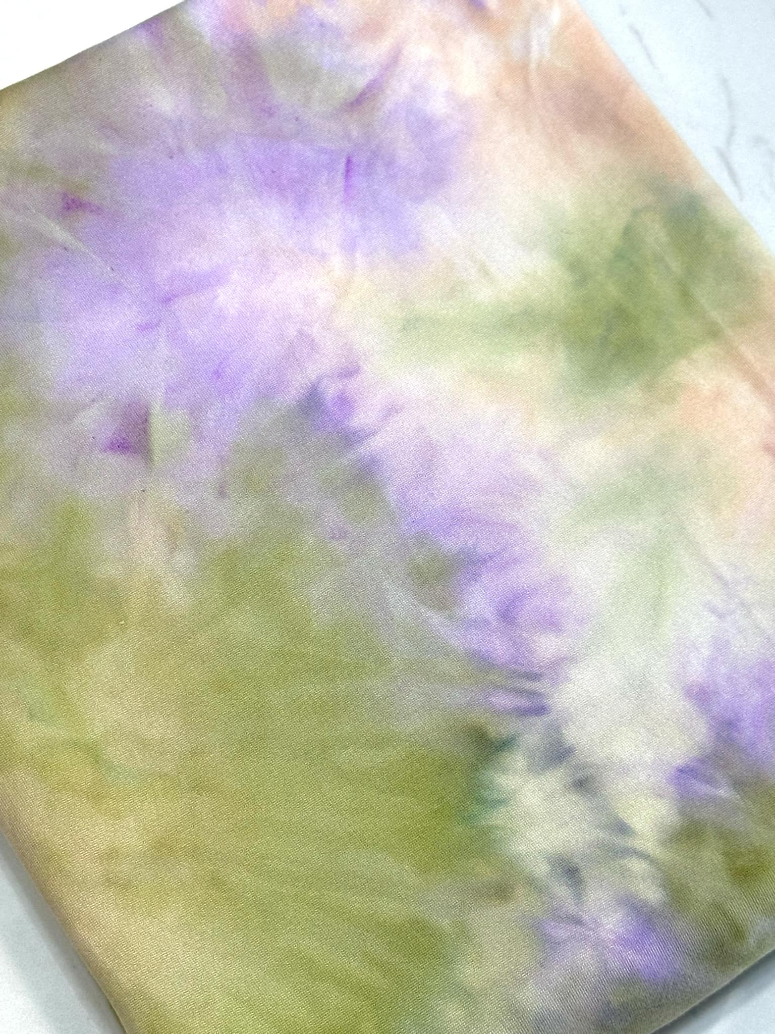 (DBP) PEACH, PURPLE, AND GREEN TIE DYE