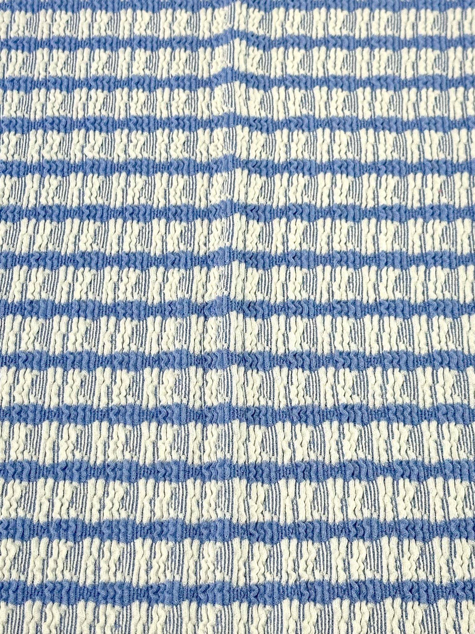 (GUAPO STRIPE) CHAMBRAY STRIPES ON OFF WHITE