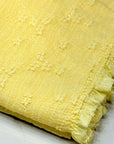(LACE) 3D YELLOW FLOWER PATTERN