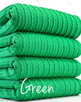 (CABLE KNIT) GREEN