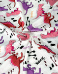 (YUMMY RIB) DINOSAURS ON OFF WHITE (5)