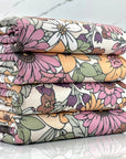 (FRENCH TERRY) VINTAGE FLORAL ON CREAM