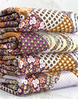 (DBP) ORANGE, PURPLE, AND BROWN PATCHWORK