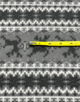 (BRUSHED SWEATER KNIT) BLACK REINDEERS ON GREY